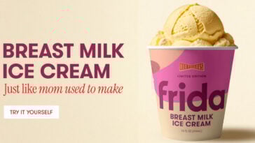 Breast milk ice cream is here—courtesy of Frida and OddFellows. Would you try it? | ©Image Credit: Frida