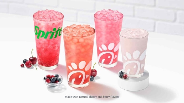 Chick-fil-A launches limited time pretzel sandwich 2 Chick-fil-A's Cherry Berry drinks | ©Image Credit: Chick-fil-A