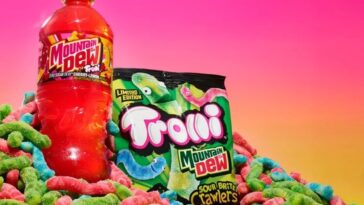 Mountain Dew and Trolli have teamed up for a limited-edition chaos drop ©Image Credit: Ferrara