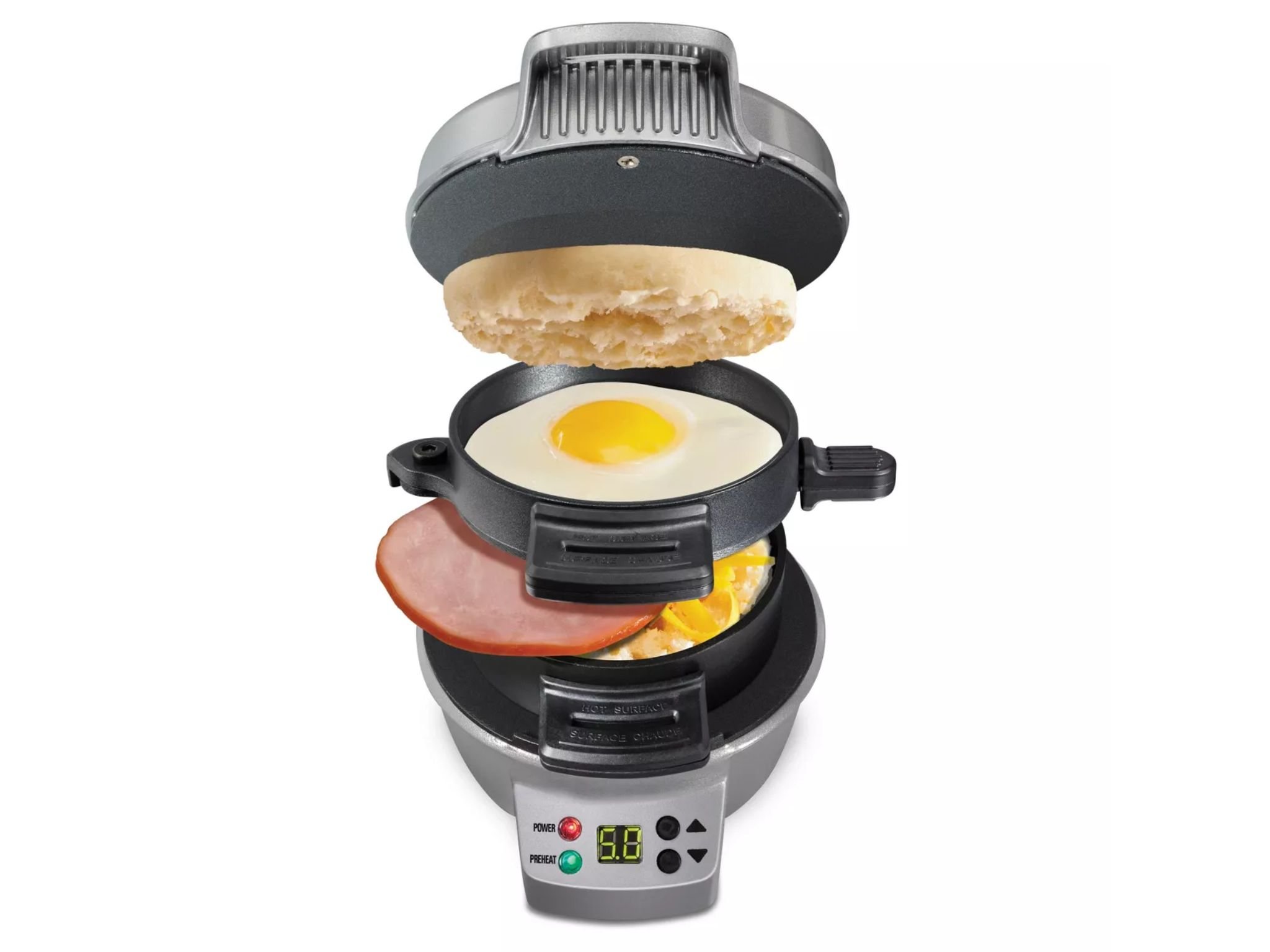 10 back-to-school kitchen deals under $150 at Target 2 Hamilton Beach Breakfast Sandwich Maker ©Image Credit: Hamilton Beach