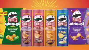 Introducing new Pringles Smoky lineup, Pringles Sharp White Cheddar, Pringles Mingles Cinnamon & Sugar and Jalapeño & Queso | ©Image Credit: Kellanova
