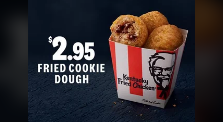 KFC's [Australia] Fried Cookie Dough balls!