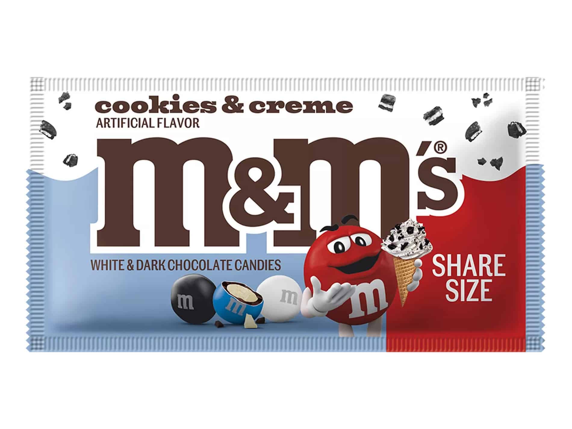 M&M'S Cookies and Creme Chocolate Candies ©Image Credit: M&M'S