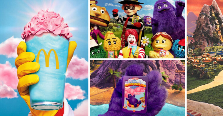 Welcome back to McDonaldland! A mystery shake, iconic characters, and collectible surprises await in this magical comeback | ©Image Credit: McDonald's