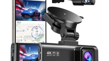 REDTIGER Front and Rear Dash Cam ©Image Credit: REDTIGER