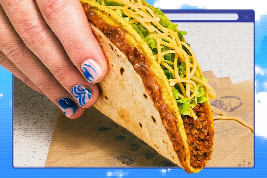 Taco Bell is bringing back 5 beloved Y2K menu items 3 Taco Bell's Decades Y2K Double Decker Taco | ©Image Credit: Taco Bell