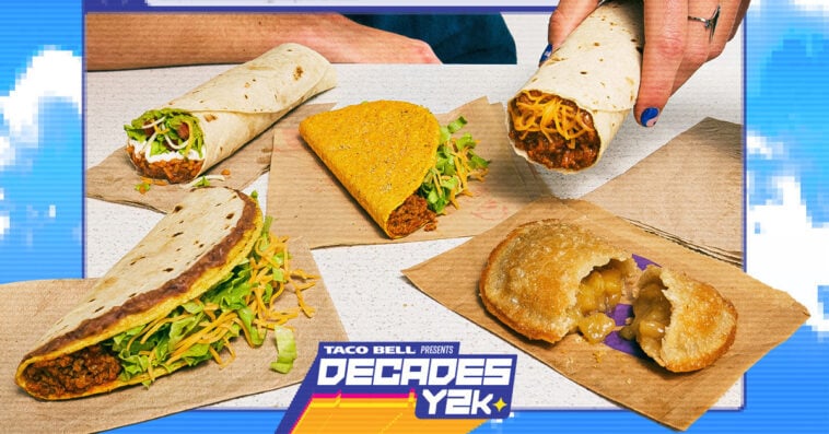 Five Y2K legends are returning to Taco Bell's menu for a limited time. | ©Image Credit: Taco Bell
