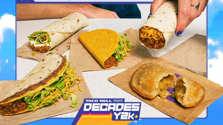 Five Y2K legends are returning to Taco Bell's menu for a limited time. | ©Image Credit: Taco Bell