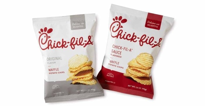 Chick-fil-A launches limited time pretzel sandwich 3 Chick-fil-A's waffle potato chips | ©Image Credit: Chick-fil-A