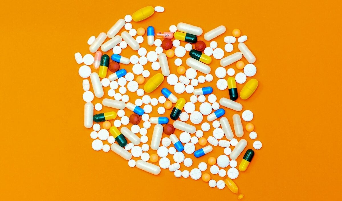 A pile of pills