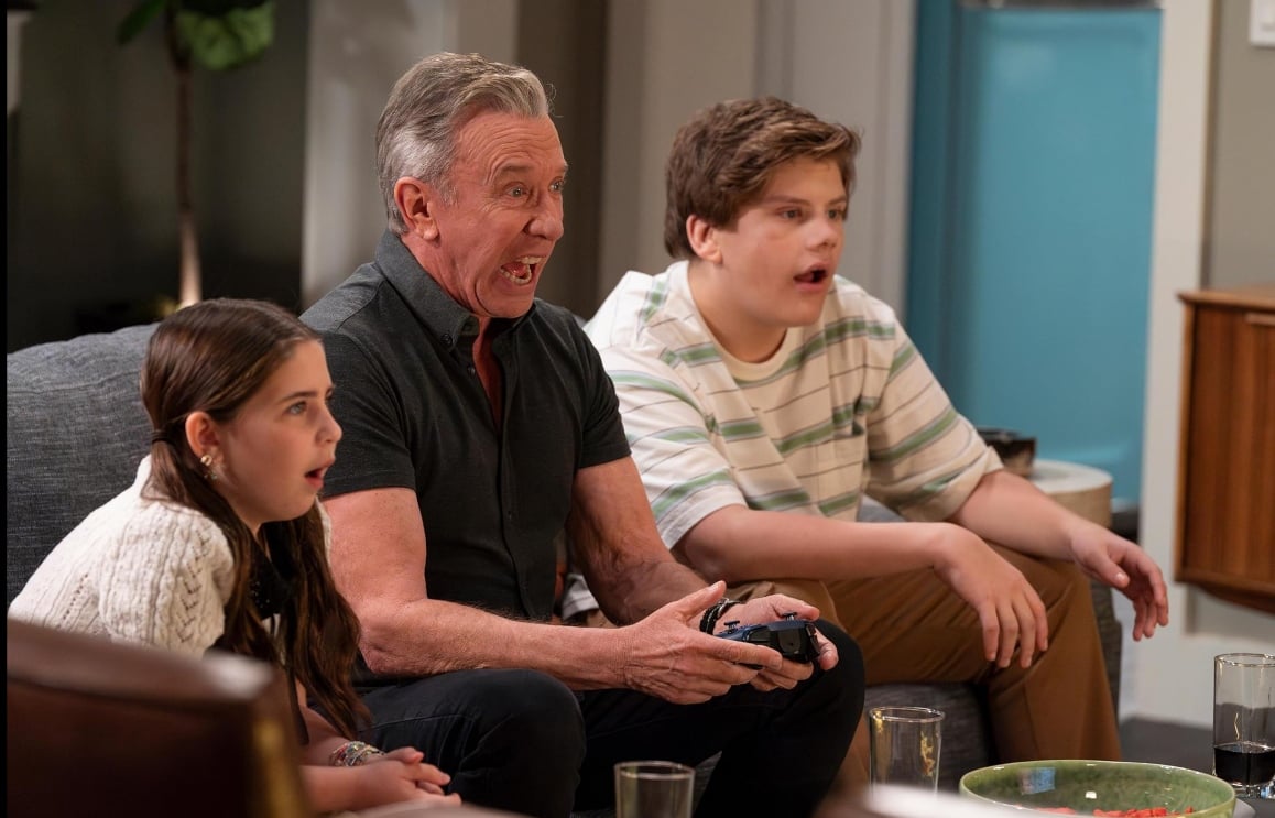 Every ABC show cancelled and renewed for 2025 9 Tim Allen, Barrett Margolis, and Maxwell Simkins in Shifting Gears (2025)