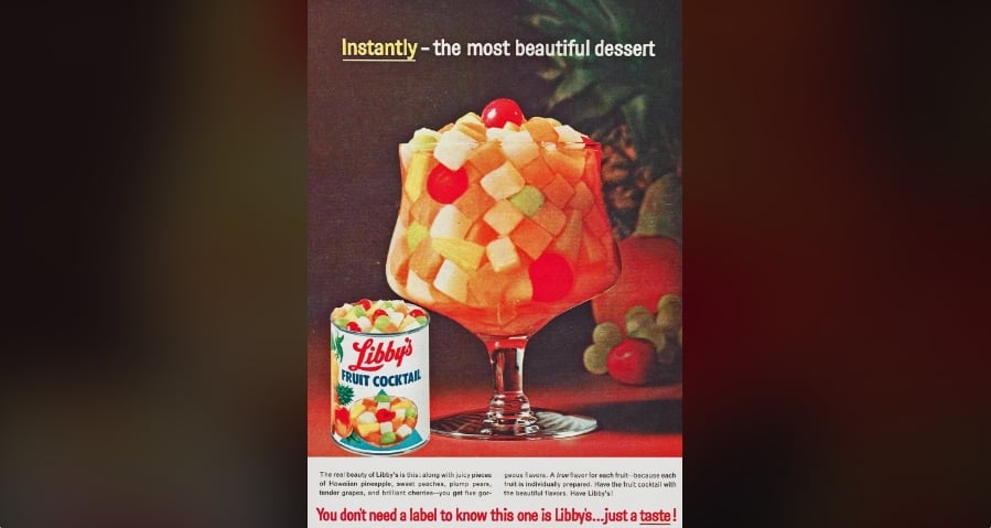11 cafeteria foods today's kids will never experience 7 Libby's fruit cocktail