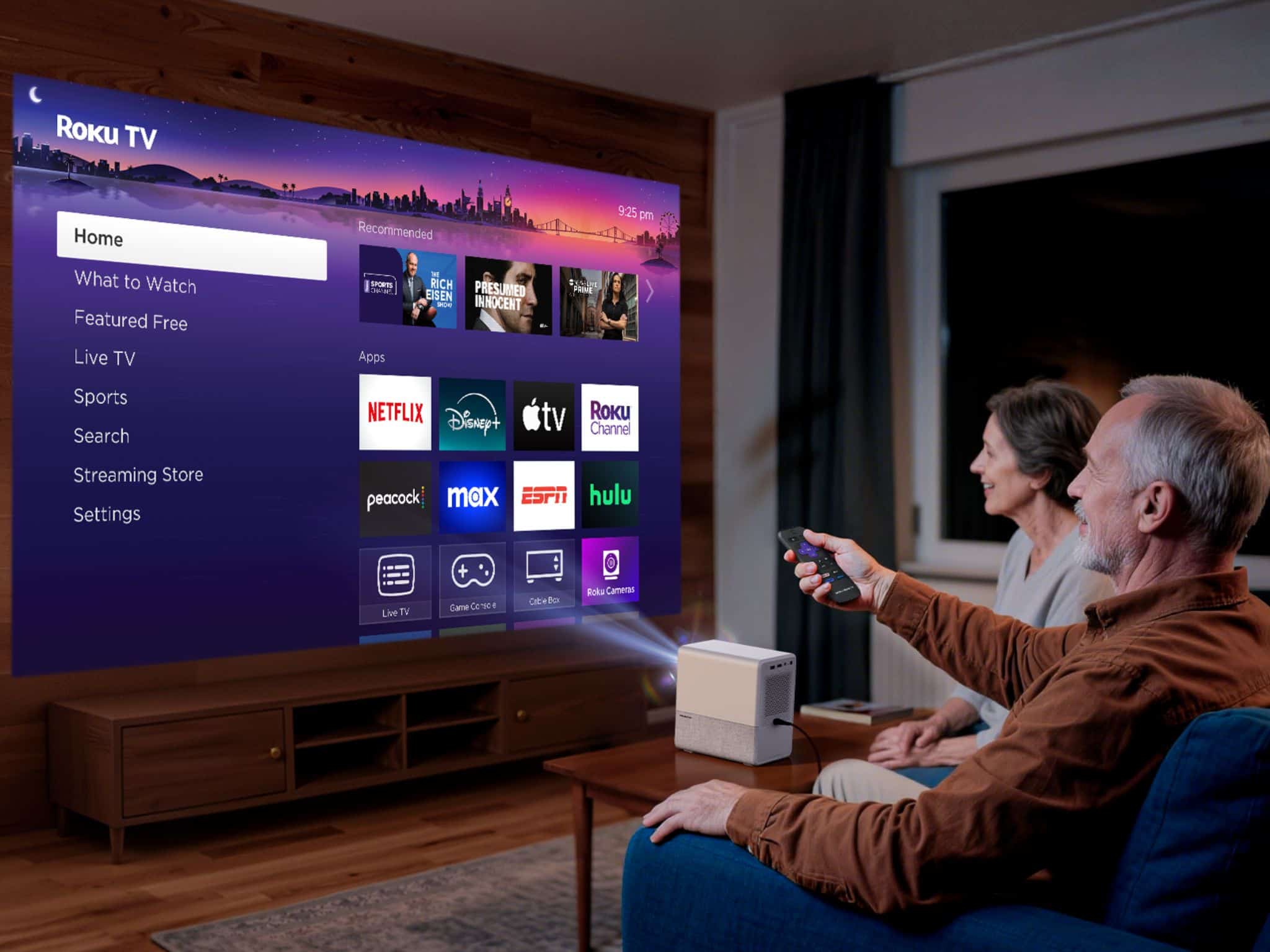 First Ever Roku Roku's first-ever projector costs under $200 - GEEKSPIN