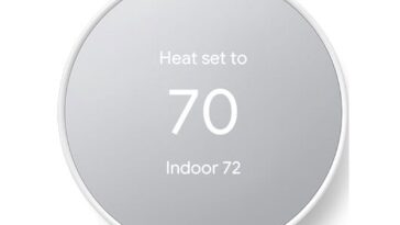 Google Nest Thermostat ©Image Credit: Google
