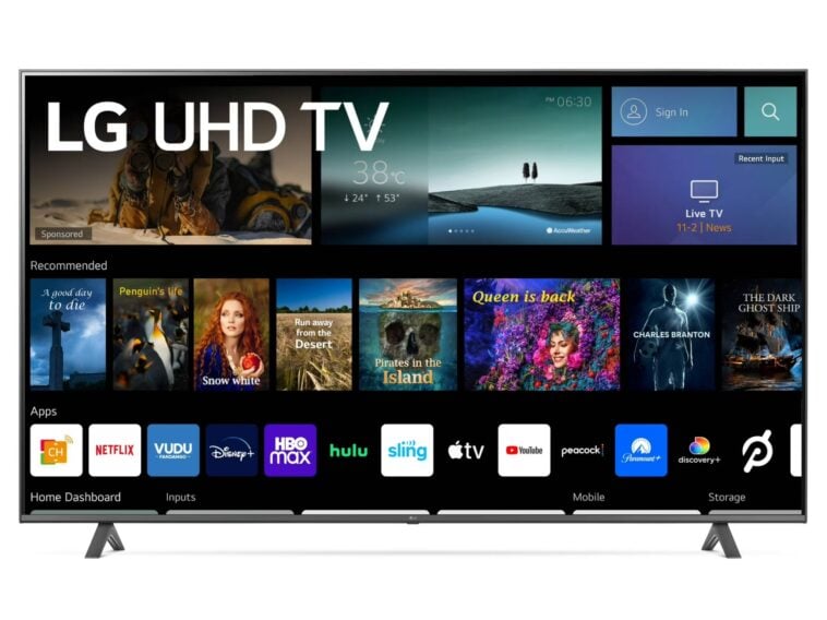 LG 70-inch 4K UHD webOS Smart TV ©Image Credit: LG