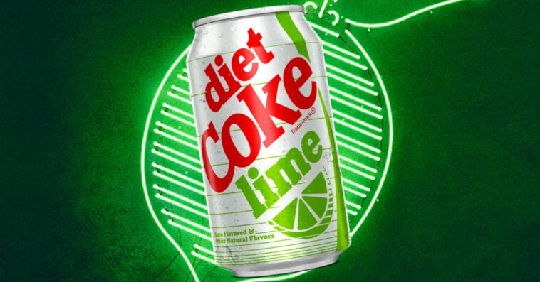 Diet Coke Lime returns nationwide this fall. | ©Image Credit: Coca-Cola
