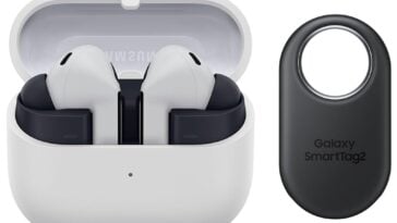 Samsung Galaxy Buds 3 FE and Galaxy SmartTag2 ©Image Credit: Samsung