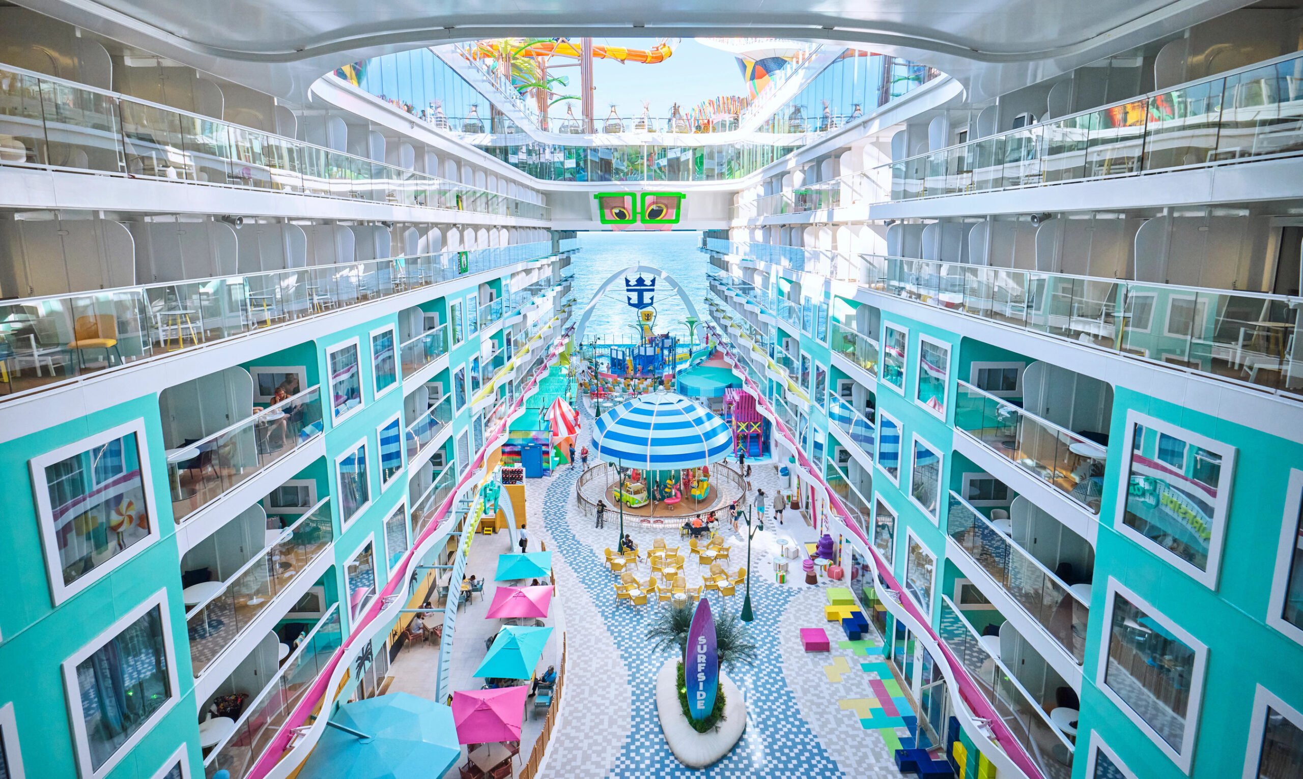 World’s largest cruise ship sets sail with 40 restaurants 4 Designed for families with young kids, Surfside is where families can stay and play all day without compromise on the Star of the Seas. | ©Image Credit: Royal Caribbean International