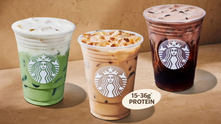 Starbucks' Protein Beverages Trio | ©Image Credit: Starbucks