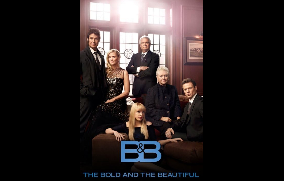 John McCook, Susan Flannery, Adrienne Frantz, Katherine Kelly Lang, Ronn Moss, and Jacob Young in The Bold and the Beautiful (1987)