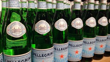 Rows of S. Pellegrino Mineral Water bottles | ©Image Credit: Flickr / Mike Mozart