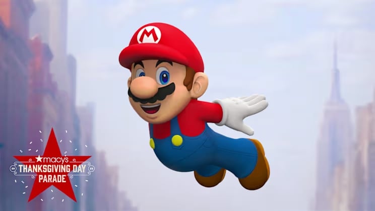 Mario's balloon will make its debut at the 99th Macy's Thanksgiving Day Parade on November 27, 2025 | ©Image Credit:: Nintendo