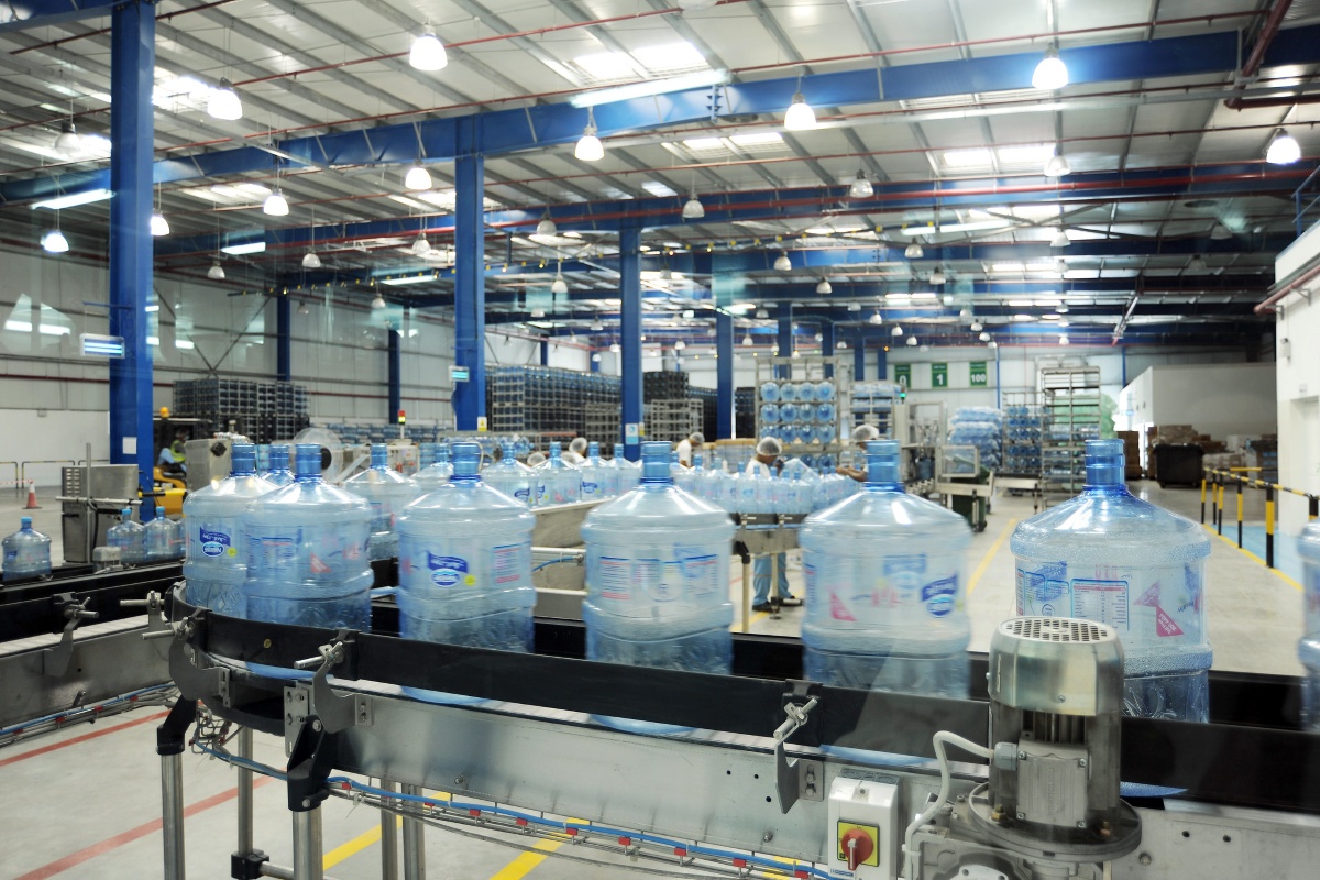 Pure Life water bottled water at new facility in Dubai