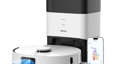 AIRROBO L60+ Robot Vacuum and Mop Cleaner ©Image Credit: AIRROBO