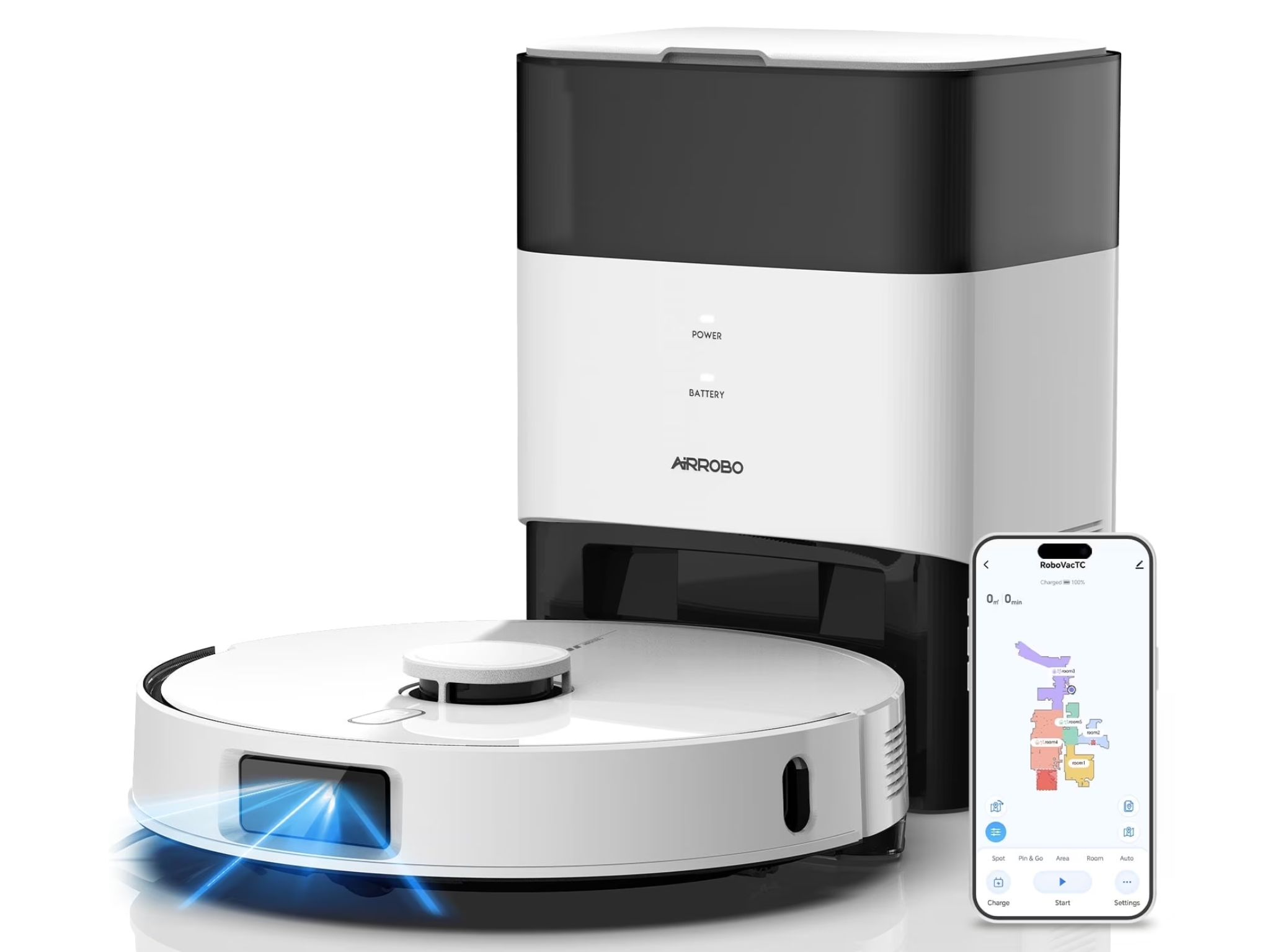 AIRROBO L60+ Robot Vacuum and Mop Cleaner ©Image Credit: AIRROBO