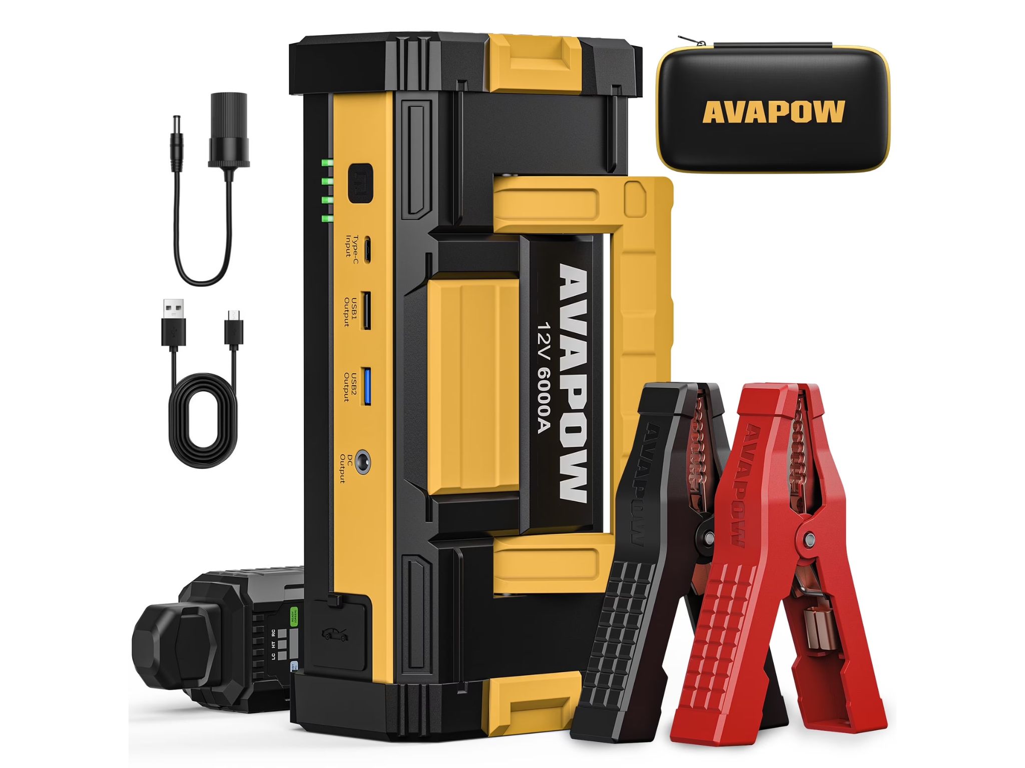 AVAPOW 6000A Car Battery Jump Starter ©Image Credit: AVAPOW