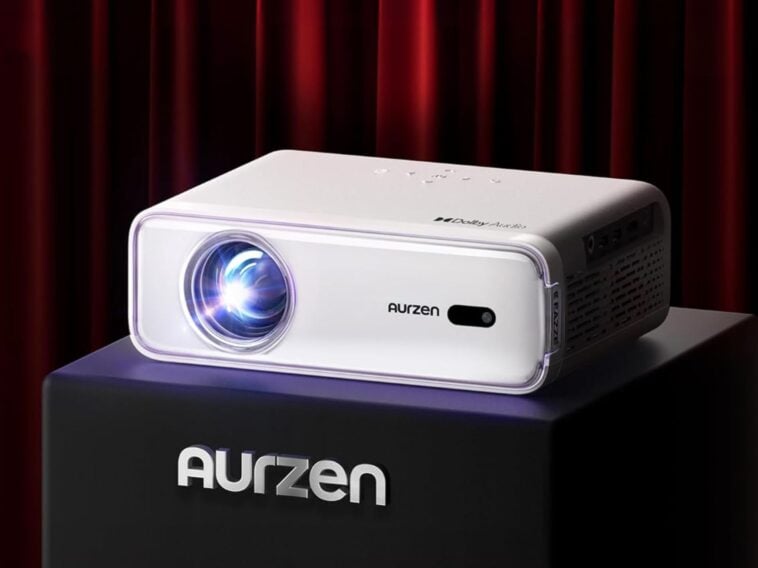 Turn your wall into a 100-inch TV with this $100 projector 1 Aurzen EAZZE D1 Smart Projector ©Image Credit: Aurzen