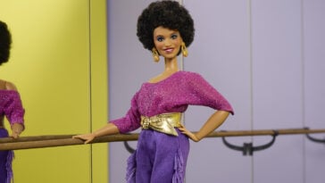 Debbie Allen’s iconic FAME look comes to life in Barbie’s latest Tribute Collection doll, celebrating her enduring legacy in the arts. | ©Image Credit: Mattel