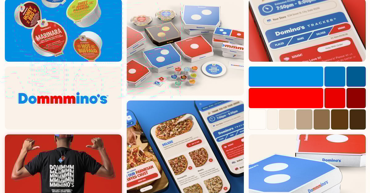 Domino’s gets a bold new look — hotter colors, fresh packaging, and a jingle that’ll make you say "mmm". | ©Image Credit: Domino's Pizza