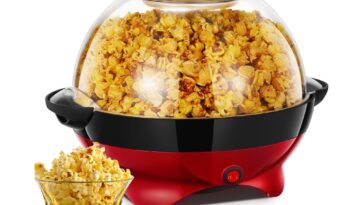 HOUSNAT Electric Popcorn Popper ©Image Credit: HOUSNAT