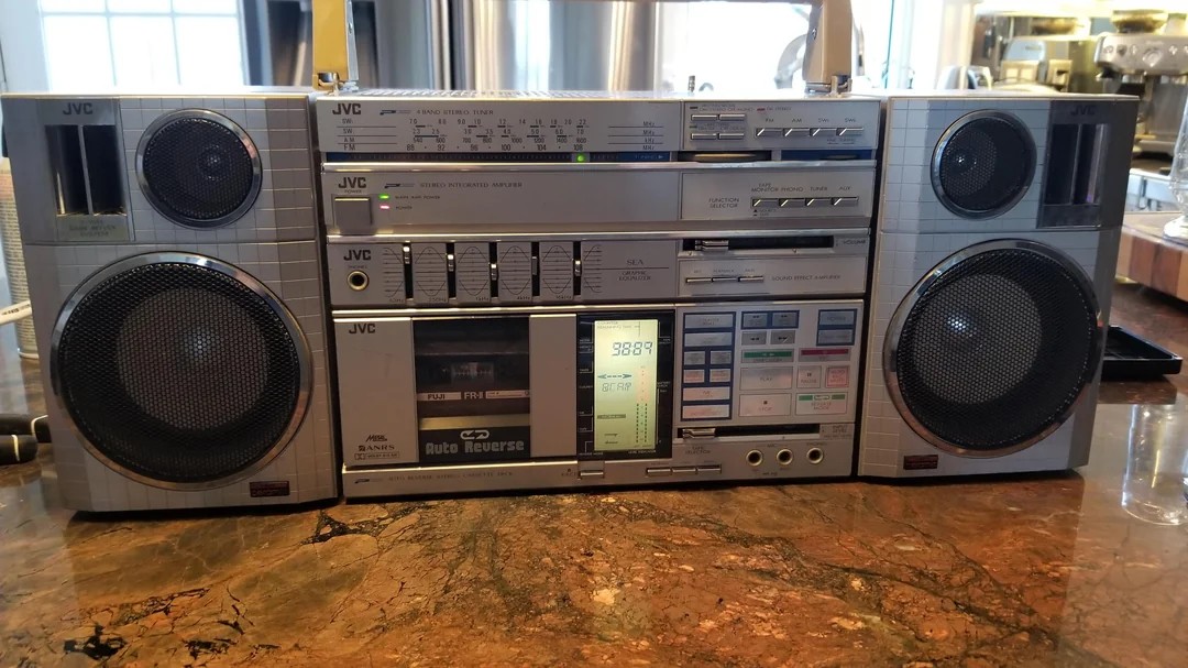 11 electronics that lasted decades back then 3 A 1980s JVC PC-55 boom box