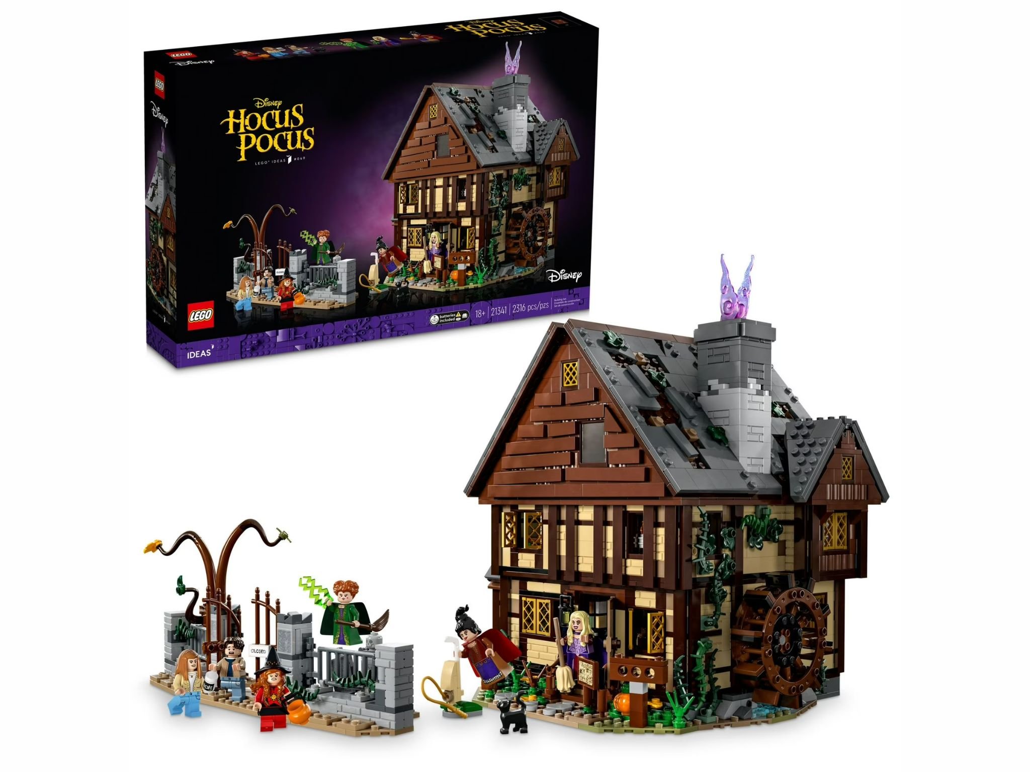 LEGO Hocus Pocus The Sanderson Sister's Cottage ©Image Credit: LEGO