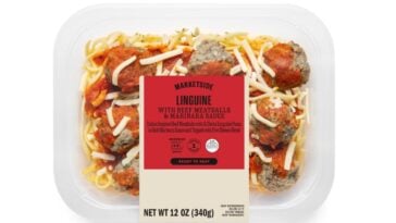 Walmart's Marketside Linguine with Beef Meatballs & Marinara Sauce, one of the recalled products linked to the listeria outbreak | ©Image Credit: FDA