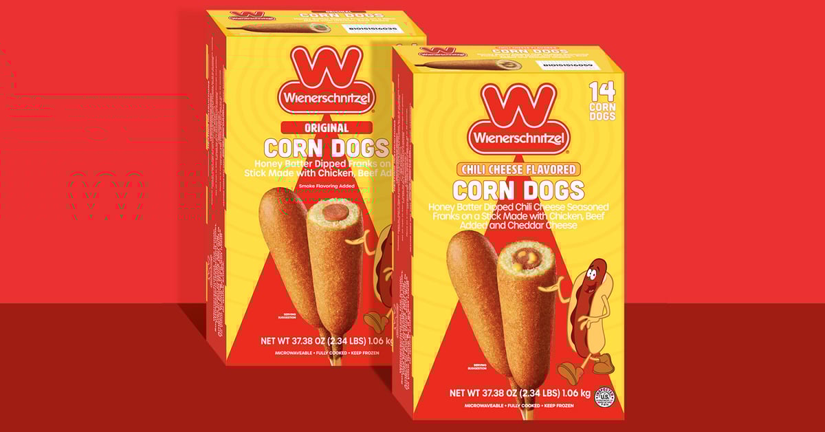 Wienerschnitzel takes its classic corn dogs from drive-thru to freezer aisle with two crave-worthy flavors. | ©Image Credit: Wienerschnitzel