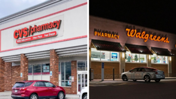 A wave of planned closures by CVS and Walgreens is set to create what are known as 'pharmacy deserts' in numerous locations nationwide | Image Credit: Wikimedia Commons / ajay_suresh (CVS), Anthony92931 (Walgreens)