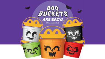 Halloween magic is back at McDonald’s — Here's the 2025 Boo Buckets lineup. | ©Image Credit: McDonald's