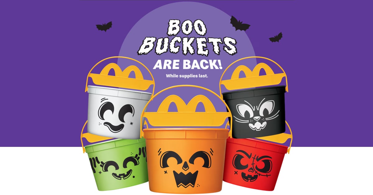 Halloween magic is back at McDonald’s — Here's the 2025 Boo Buckets lineup. | ©Image Credit: McDonald's