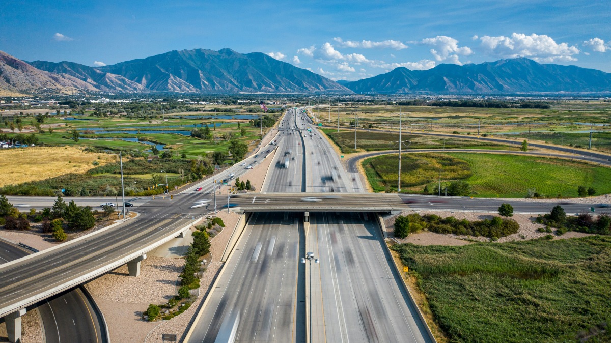 The 10 happiest states in America, ranked 6 Over Interstate 15 in Utah Valley. Provo, Utah.