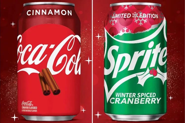 Sprite’s best-selling Winter Spiced Cranberry is returning for the holiday season ©Image Credit: Coca-Cola