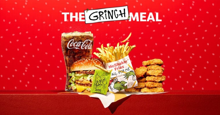 Taste the mischief! The Grinch Meal brings tangy pickle fries and collectible socks to McDonald’s fans | ©Image Credit: McDonald's
