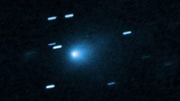 Interstellar comet 3I/ATLAS as captured by the Hubble Space Telescope in July 2025 | ©Image Credit: NASA, ESA, D. Jewitt (UCLA)