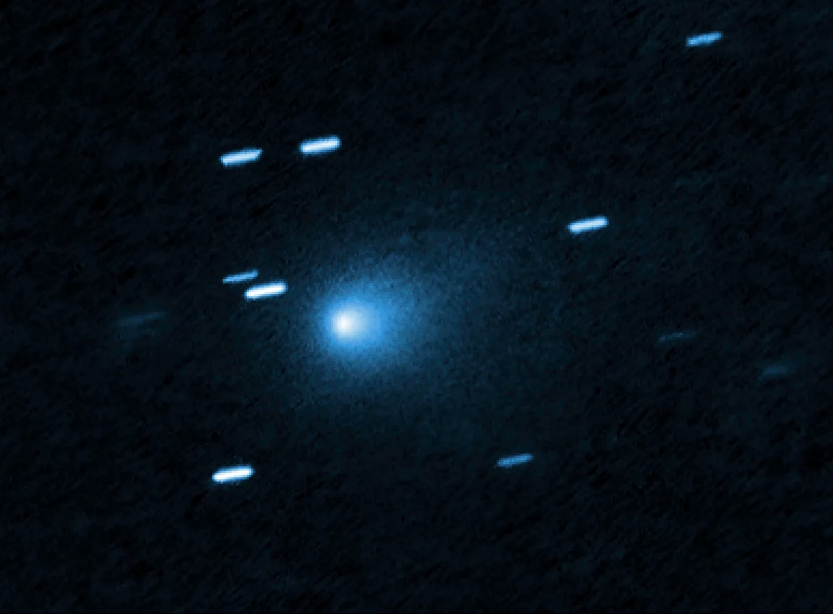 Interstellar comet 3I/ATLAS as captured by the Hubble Space Telescope in July 2025 | ©Image Credit: NASA, ESA, D. Jewitt (UCLA)