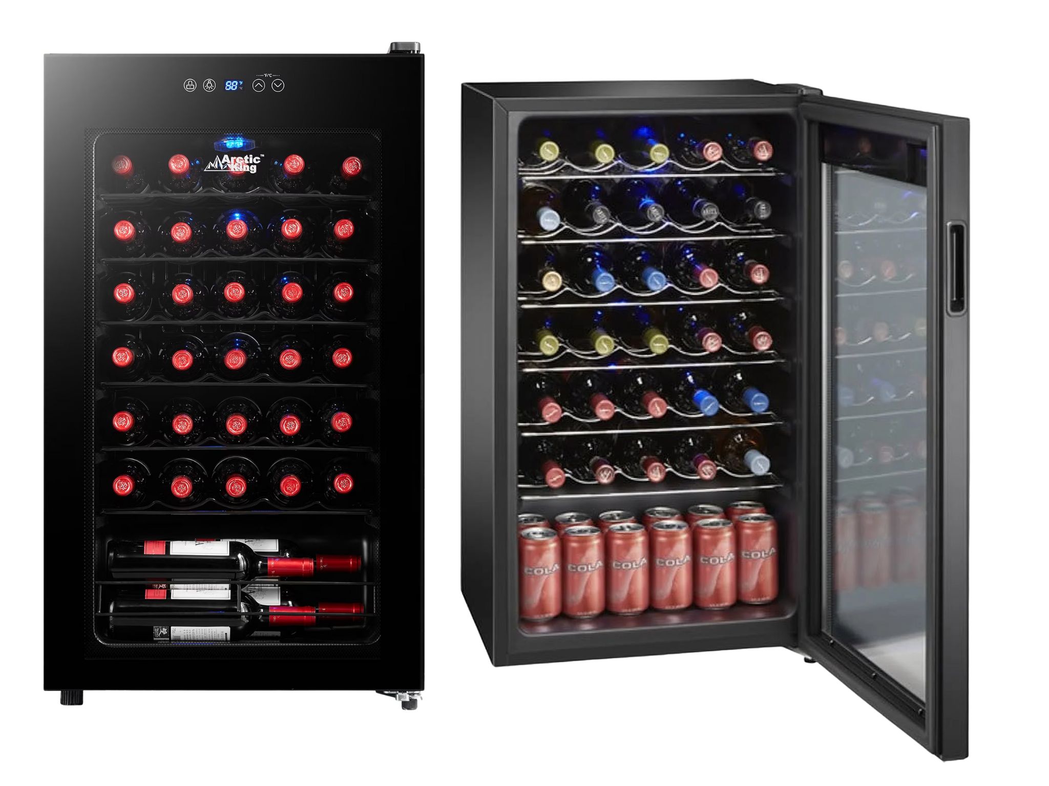 Arctic King Premium 34-Bottle Standard Wine Cooler ©Image Credit: Arctic King