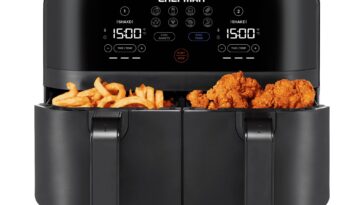 Chefman Turbofry Dual Basket Air Fryer ©Image Credit: Chefman