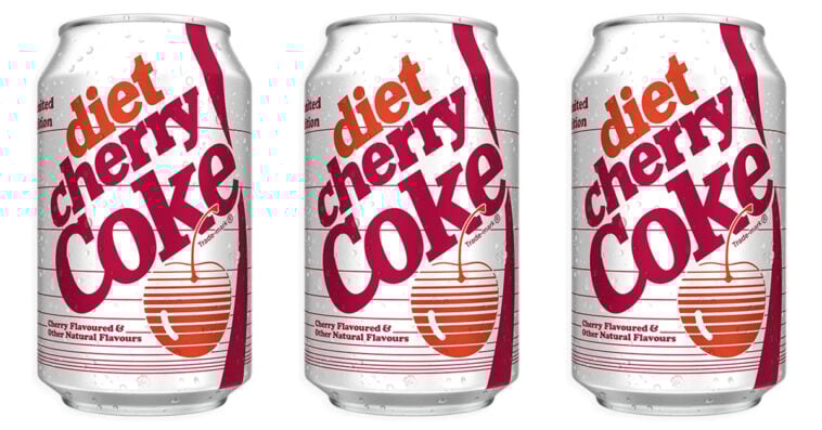 Coca-Cola brings Diet Cherry Coke back permanently for a full-time cherry-flavored treat. | ©Image Credit: Coca-Cola