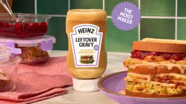 Turn your leftover turkey into a “Moist Maker” sandwich with Heinz’s first-ever squeezable gravy. | ©Image Credit: Heinz
